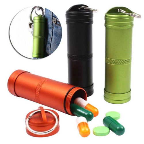 Hộp đựng thuốc bằng nhôm chống nước du lịch
